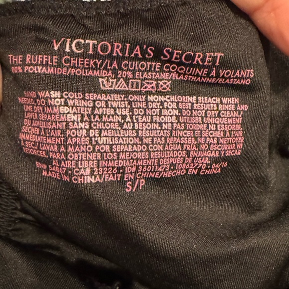 Victoria's Secret Black Cheeky Bottoms and Spandau Bikini Top - Picture 4 of 5